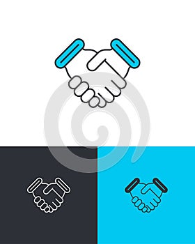 Business Agreement and Partnership Icon