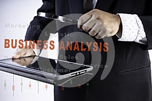 Business Analysis conceptual shot