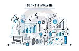 Business analysis, data analytics and research, strategy statistic, planning, marketing.