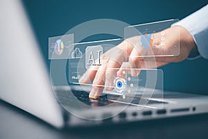 Business analysis and Data Management System. Analyzing and development at various information on futuristic virtual interface