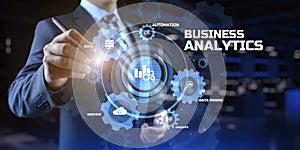 Business analytics BI intelligence Big data analyze concept