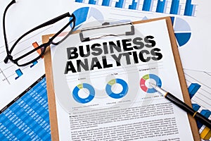 Business analytics concept