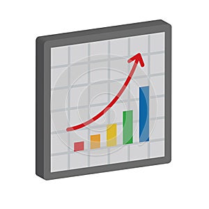 Business analytics isometric style Vector Icon which can easily modify or edit