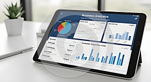Business Analytics on Tablet: Data Visualization and Financial Analysis
