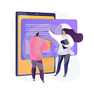 Business analytics vector concept metaphor