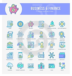 Business ang Finance Icons