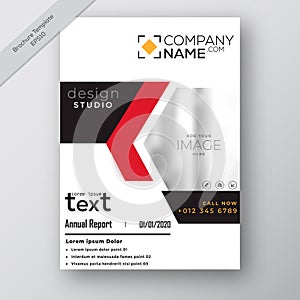 Business annual report brochure flyer design template vector, modern publication poster magazine, layout in A4 size, stock vector