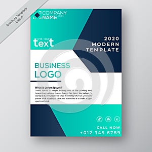 Business annual report brochure flyer design template vector, modern publication poster magazine, layout in A4 size, stock vector