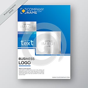 Business annual report brochure flyer design template vector, modern publication poster magazine, layout in A4 size, stock vector