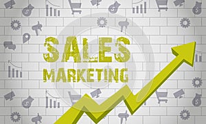 Business Arrow Target Direction Concept Sales Marketing