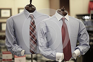 Business attire on a mannequin