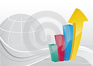 Business background - Bar chart