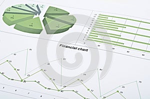 Business background. Diagrams