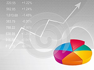 Business background - Pie chart