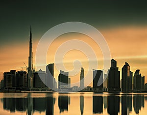 Business bay of Dubai, UAE