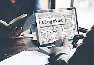 Business Blogging Communication Connection Concept