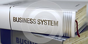 Business - Book Title. Business System.