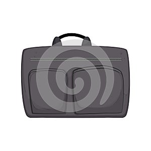 business briefcase color icon  illustration