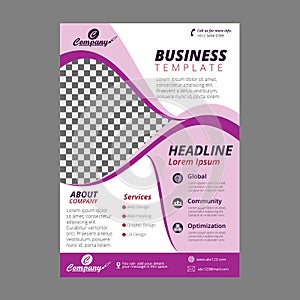 Business Brochure design template.