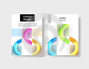 Business brochure design template