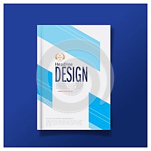 Business brochure flyer cover design layout Colorful template in A4 size, with Premier design template background