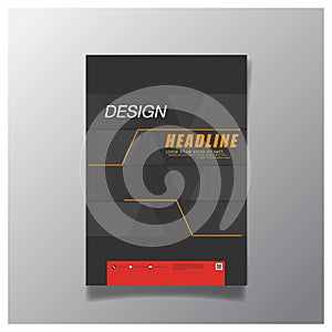 Business brochure flyer cover design layout template in A4 size