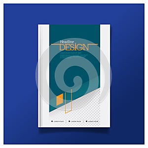 Business brochure flyer cover design layout template in A4 size