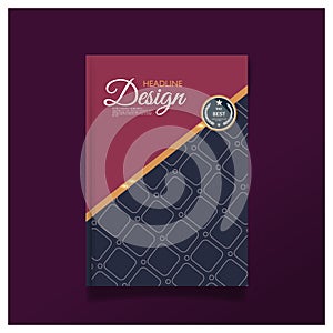 Business brochure flyer cover design layout template in A4 size