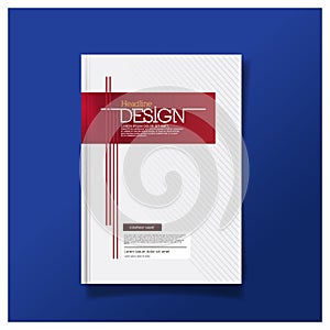 Business brochure flyer cover design layout template in A4 size