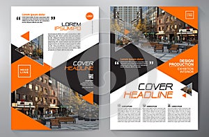 Business brochure flyer design a4 template