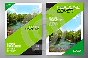 Business brochure flyer design a4 template