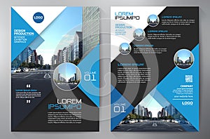 Business brochure flyer design a4 template.