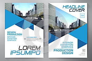 Business brochure flyer design a4 template.