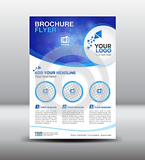 Business brochure flyer design layout template in A4 size