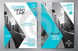 Business Brochure. Flyer Design. Leaflets a4 Template.