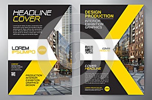 Business Brochure. Flyer Design. Leaflets a4 Template.