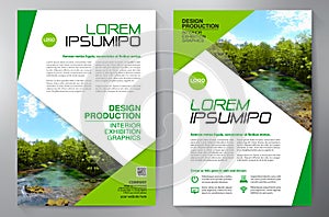 Business Brochure. Flyer Design. Leaflets a4 Template. Cover