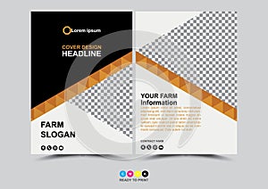Business brochure,poster,flyer,cover, design layout template background, vector illustration template. A4 size