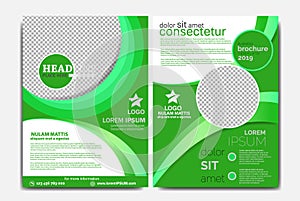 BUSINESS BROCHURE TEMPLATE GREEN COLOR R