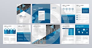 Business brochures template layout design with cover page for company profile, annual report, flyers, presentations, leaflet, maga