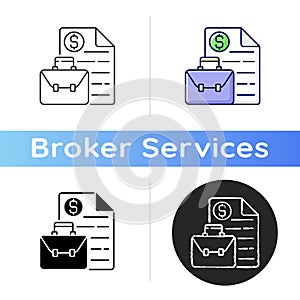 Business broker icon