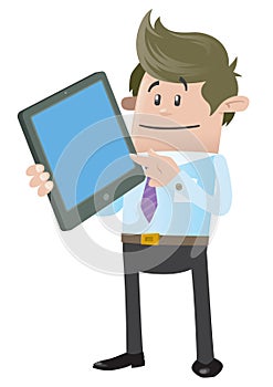 Business Buddy with Computer Tablet