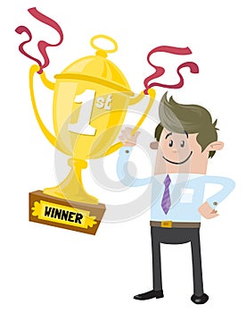 Business Buddy wins a First Prize trophy