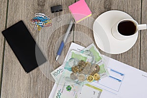 Business and budget planning with Colombian money