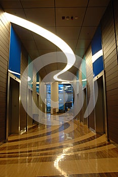 Business building architecture interior