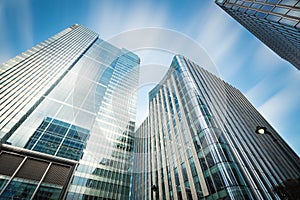 Business building in Canary Wharf.