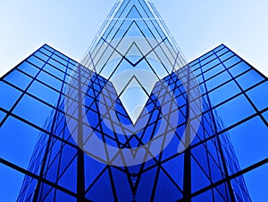 Business Building Glass Windows Geometry Architecture