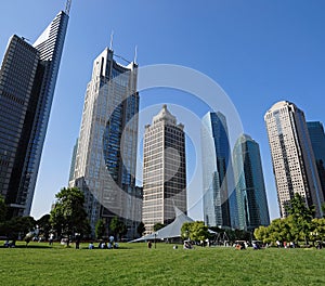 Business building Shanghai China