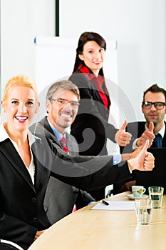 Business - businesspeople have team meeting