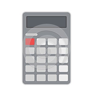 Business calculator flat icon, stock vector illustration